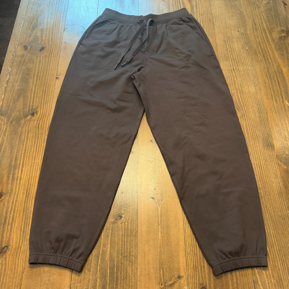 Lululemon Heavy Soft Jersey Relaxed Jogger Regular Brown‎ Men's Size Medium